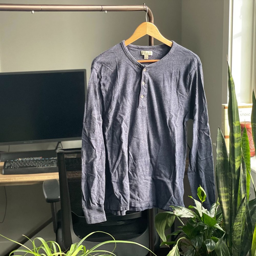 J Crew Henley (Navy)